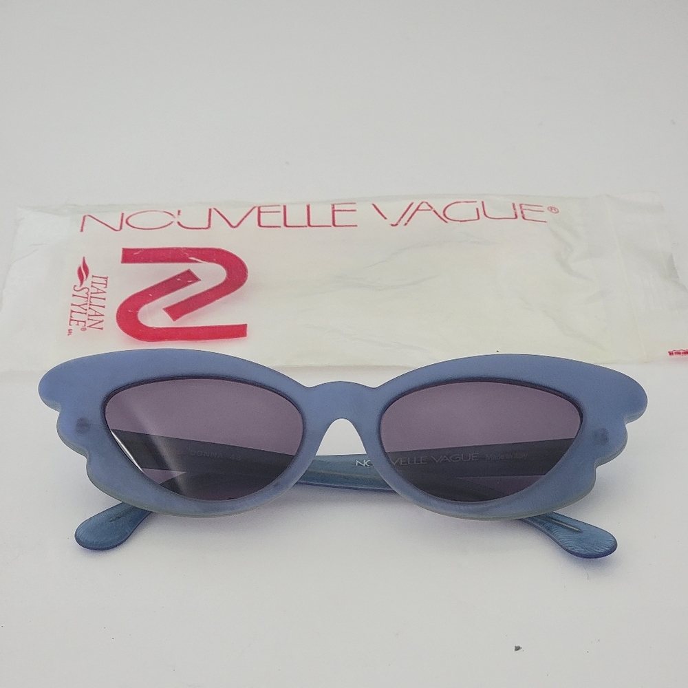 Nouvelle Vague S.56 Donna 48 Blue Cat-Eye Sunglasses